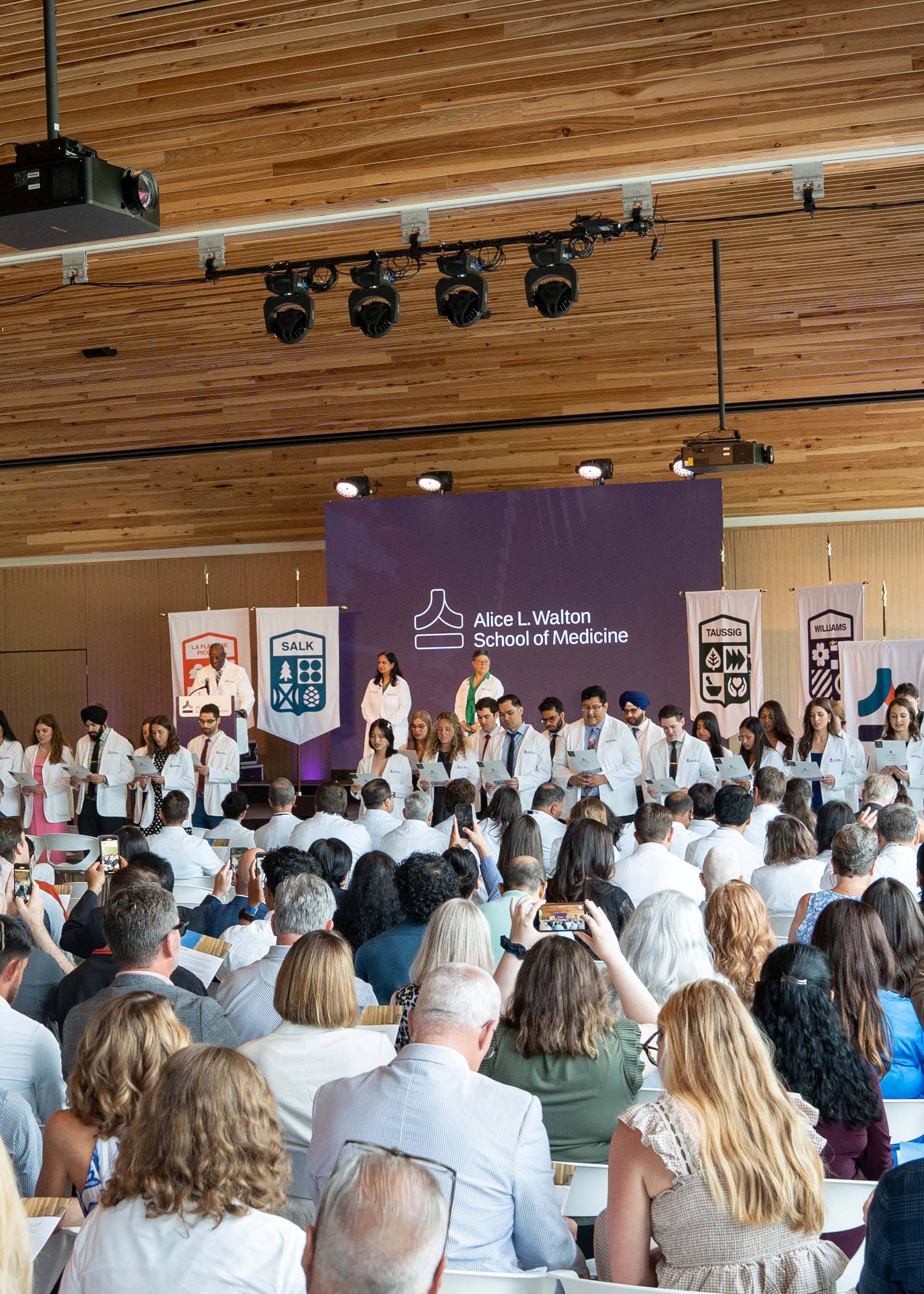 AWSOM students reciting School Oath